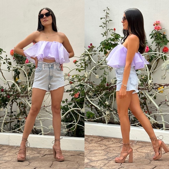 *BLACK FRIDAY SALE* Sweet Dreams Are Made Of These Strapless Bandeau Tulle Top - Picture 11 of 12